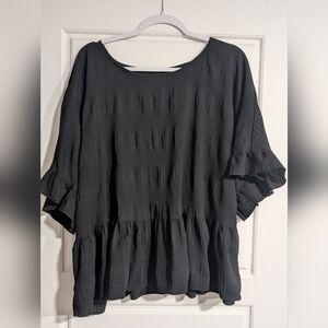 Elegant Black Women's Top